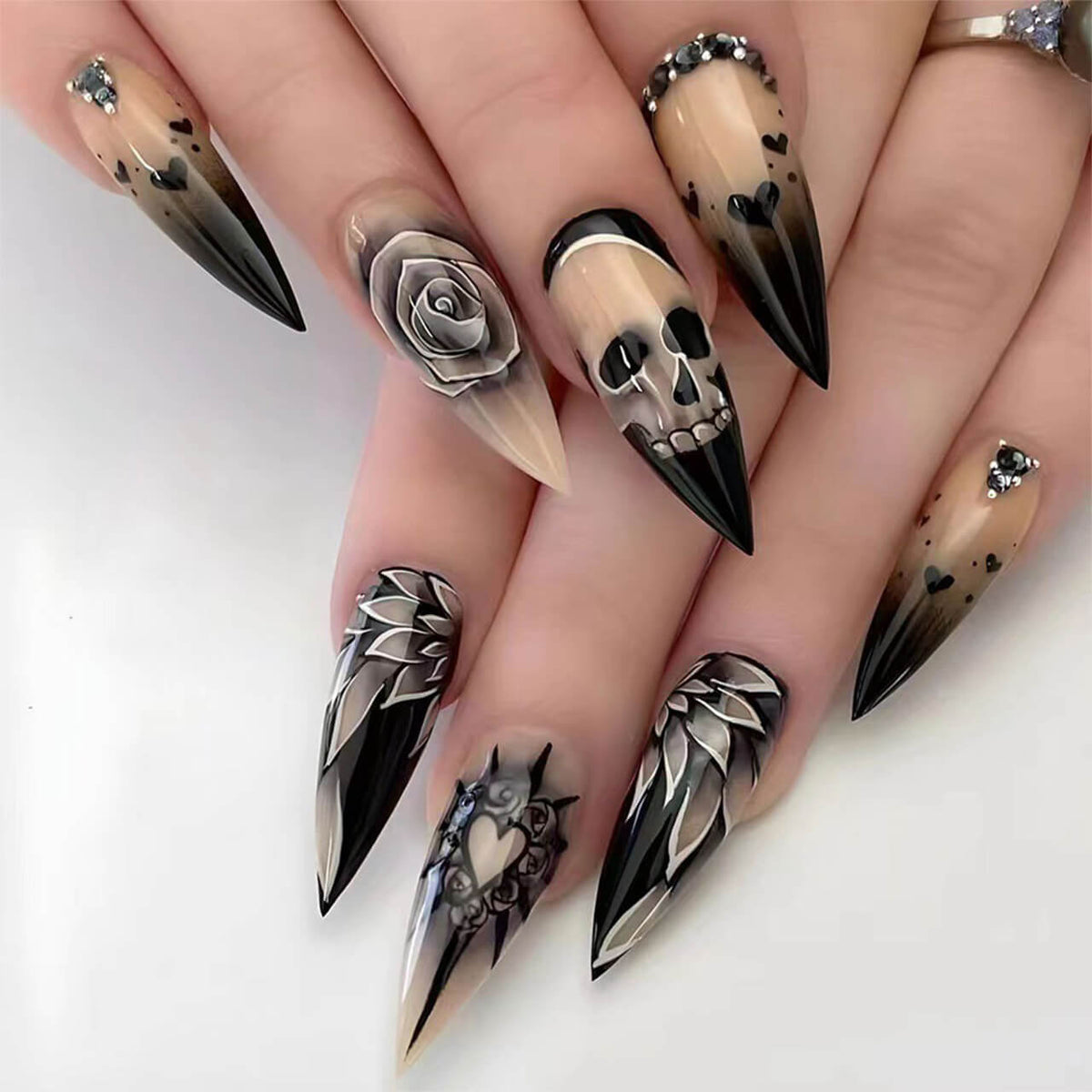 Halloween Bewitch / Calaverita DIY Lashes Nails Mega Kit