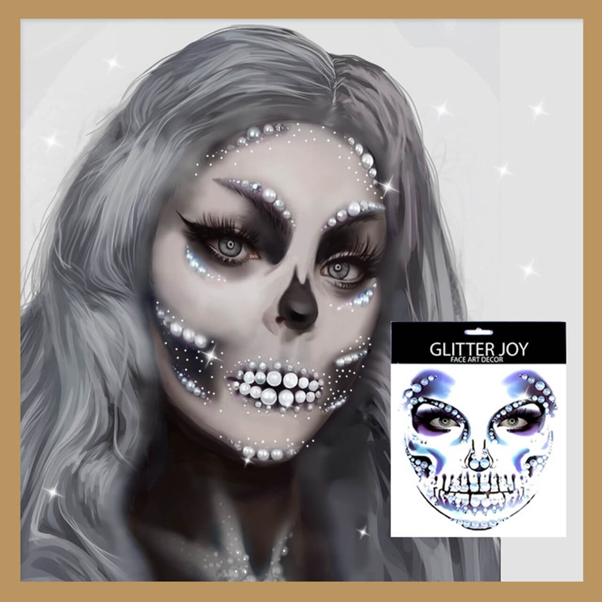 Halloween Bewitch / Calaverita DIY Lashes Nails Mega Kit