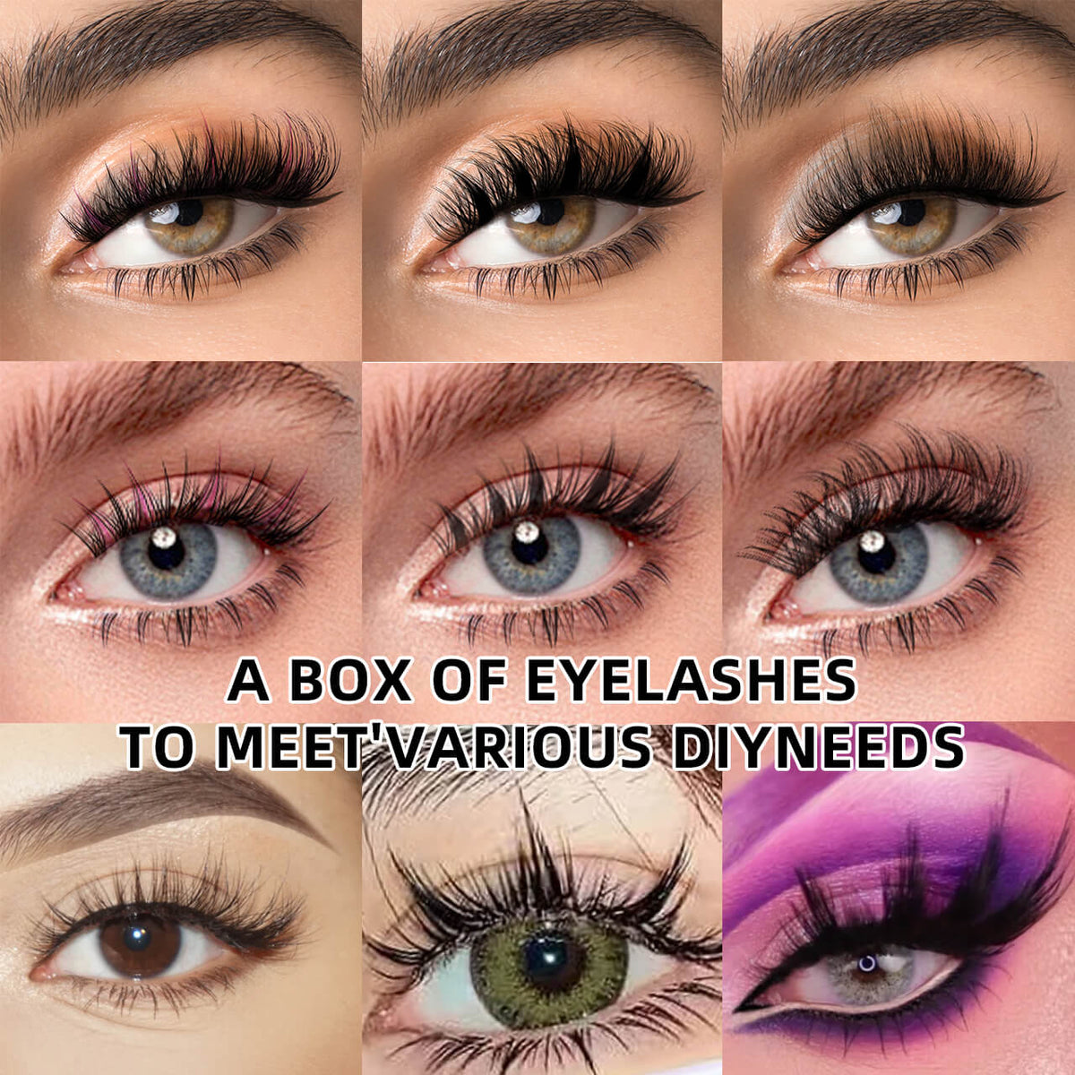 Halloween Bewitch / Calaverita DIY Lashes Nails Mega Kit