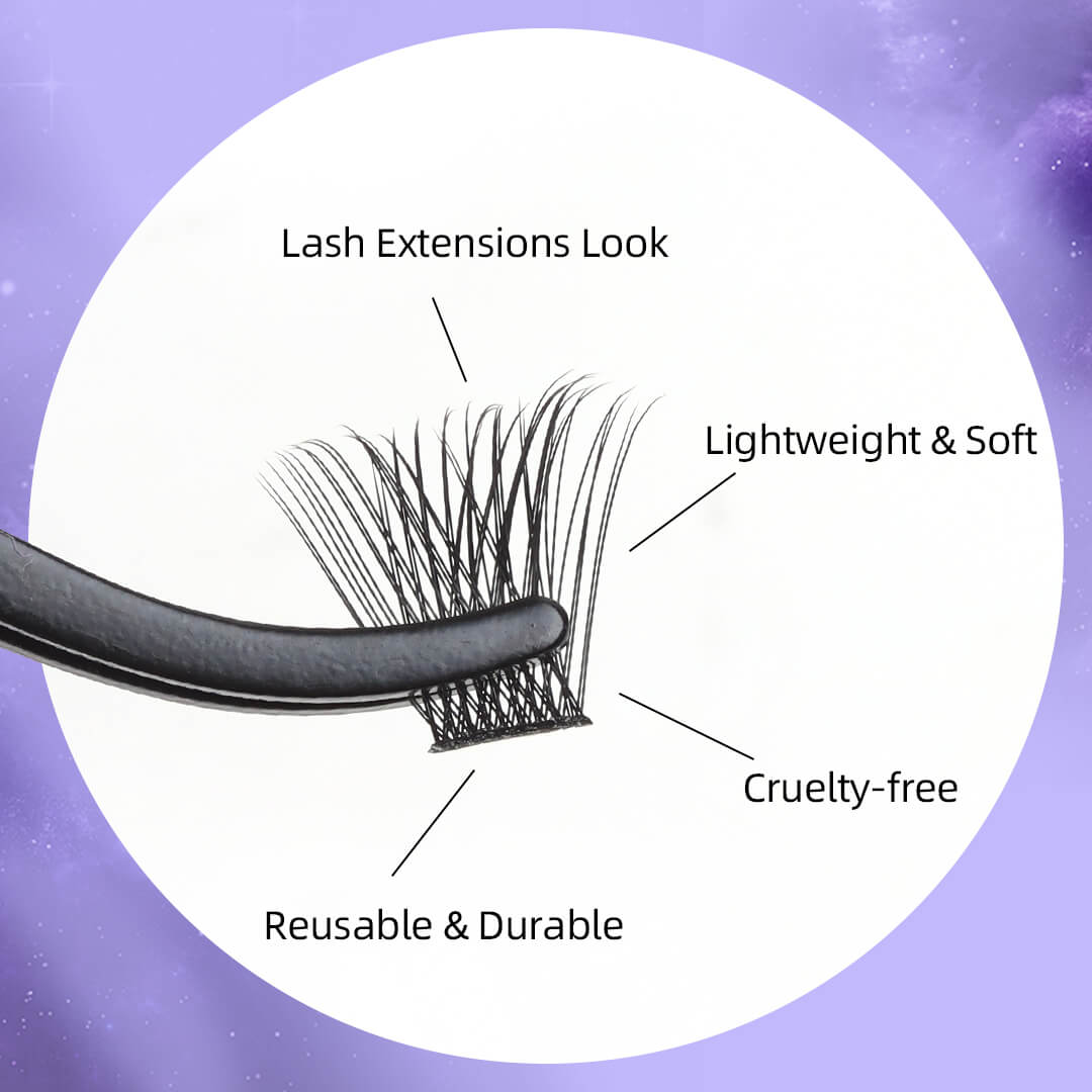 DIY Lashes 8-18mm MIX 156 PCS - All in One Kit