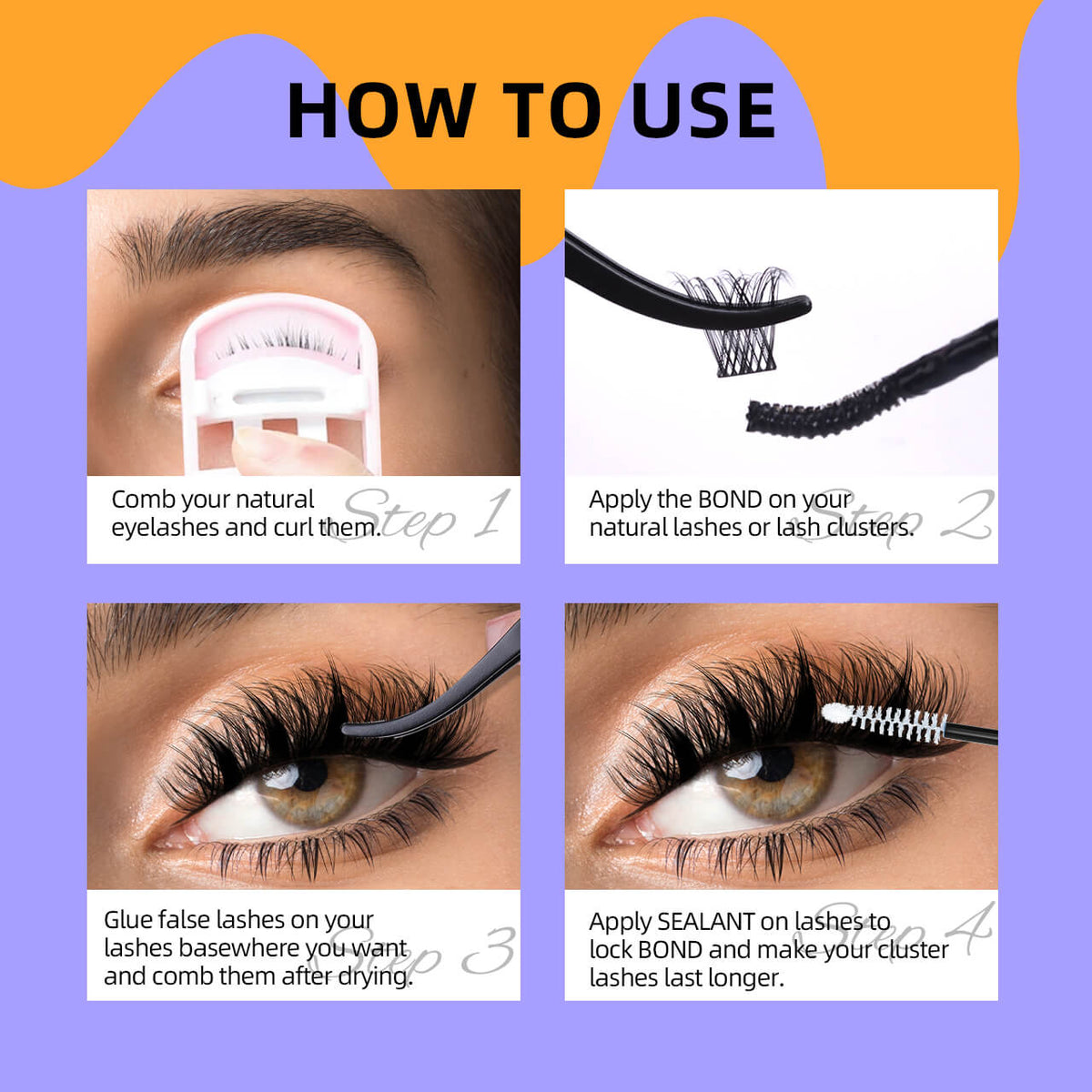 Halloween Bewitch / Calaverita DIY Lashes Nails Mega Kit