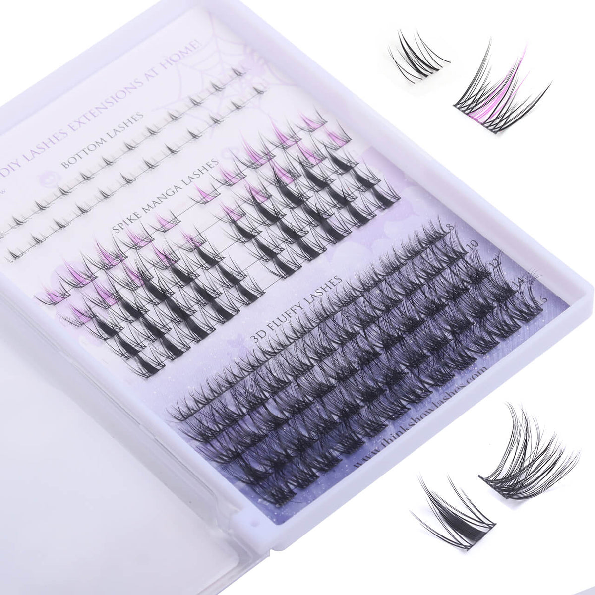 Halloween Bewitch / Calaverita DIY Lashes Nails Mega Kit