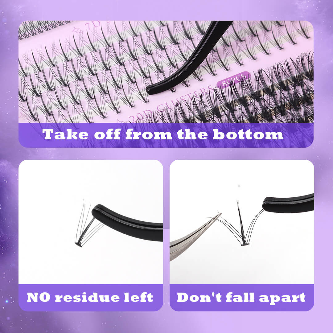 DIY Lashes 4 Styles MIX - All in One Kit - Wispy Look with Bottom Lashes