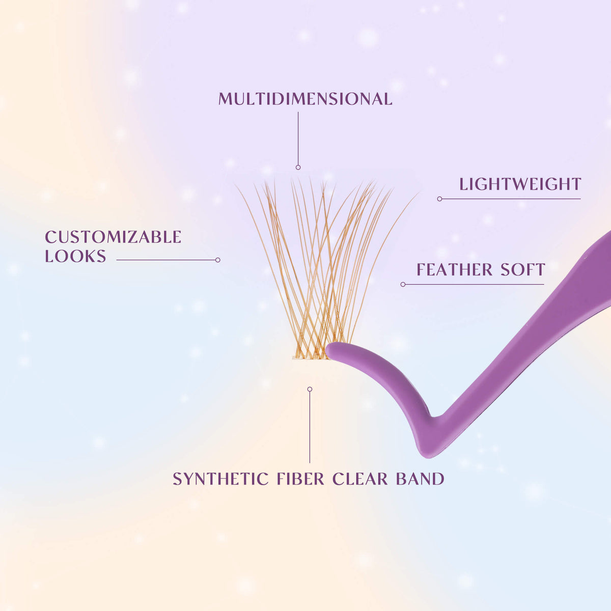 DIY Your Lashes Extensions At Home! Pluto & Eris MIX Kit (80 Clusters)