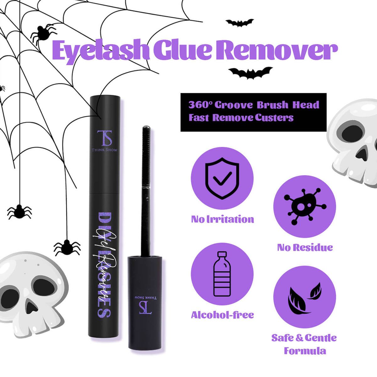 Halloween Bewitch / Calaverita DIY Lashes Nails Mega Kit