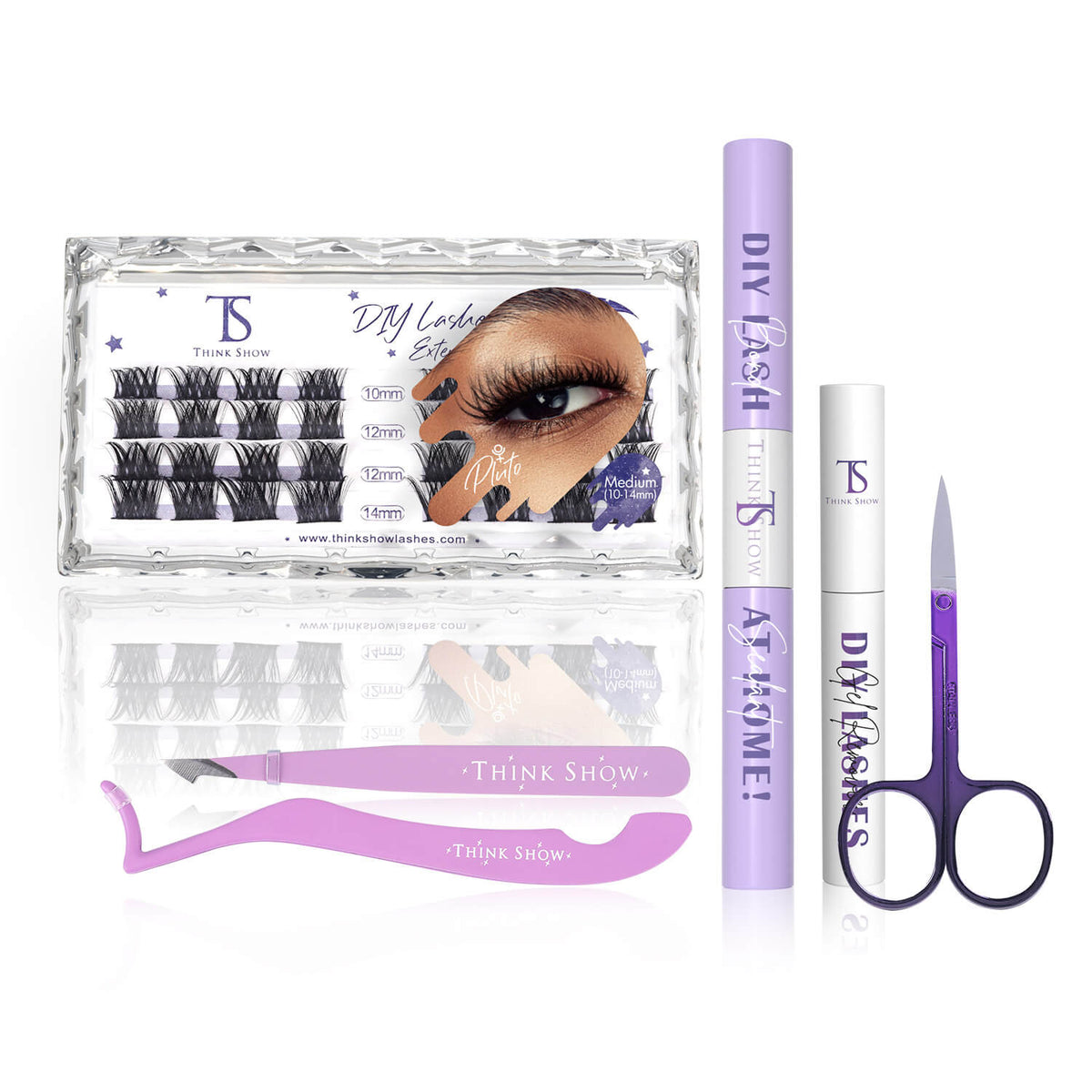 DIY Lashes At Home! Pluto Mini (32 Clusters)