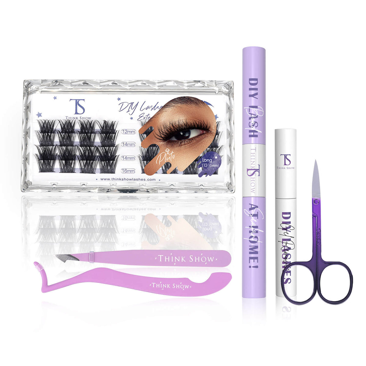 DIY Lashes At Home! Pluto Mini (32 Clusters)