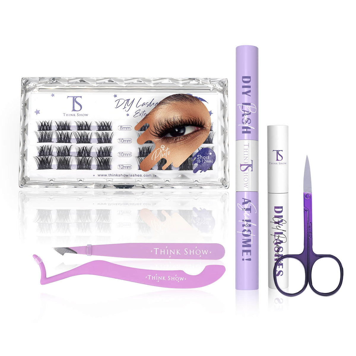 DIY Lashes At Home! Pluto Mini (32 Clusters)