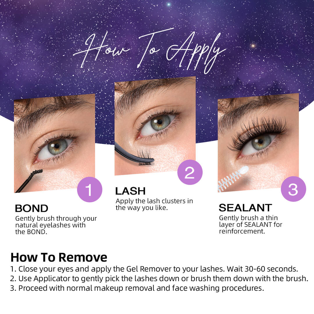 DIY Lashes 30D+40D 280 PCS - All in One Kit