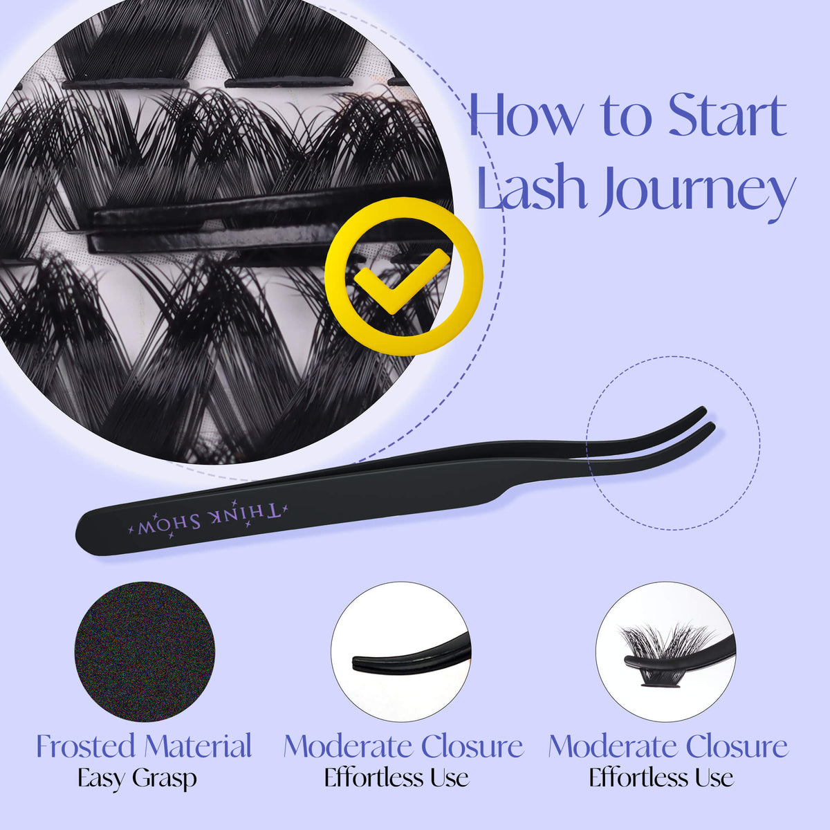DIY Lashes 3D Fluffy Look 8-18mm 168 PCS - All in One Kit (F08C)