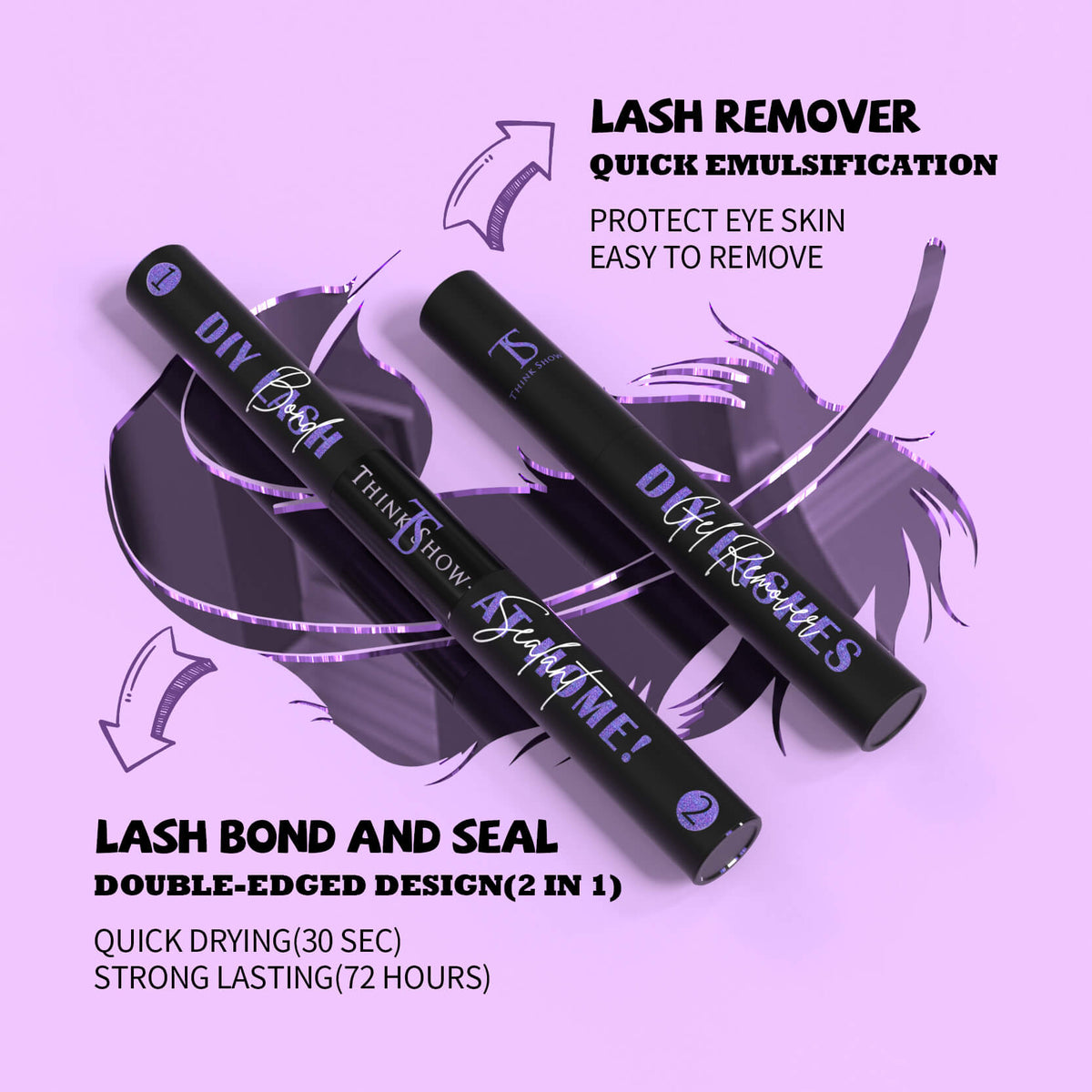 DIY Lashes 30D+40D 280 PCS - All in One Kit