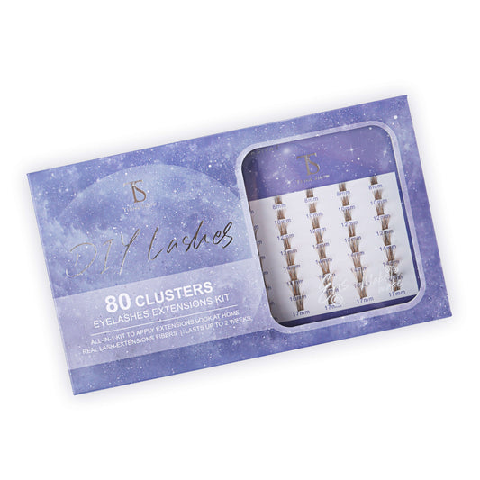 DIY Your Lashes Extensions At Home! Eris & Makemake MIX Kit (80 Clusters)