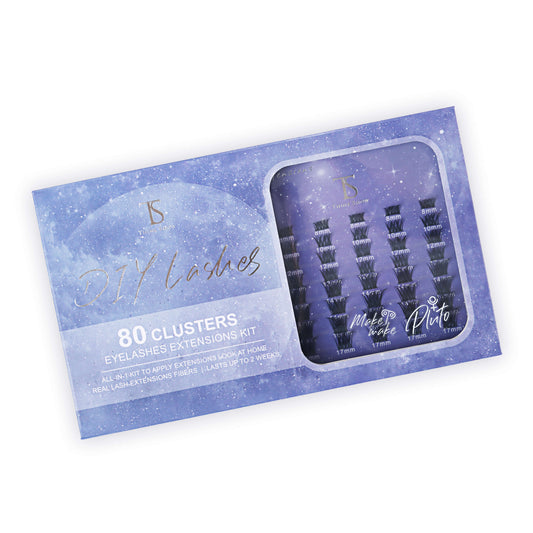 DIY Your Lashes Extensions At Home! Pluto & Makemake MIX Kit (80 Clusters)