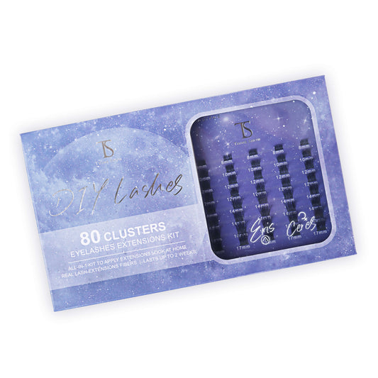 DIY Your Lashes Extensions At Home! Ceres & Eris MIX Kit (80 Clusters)