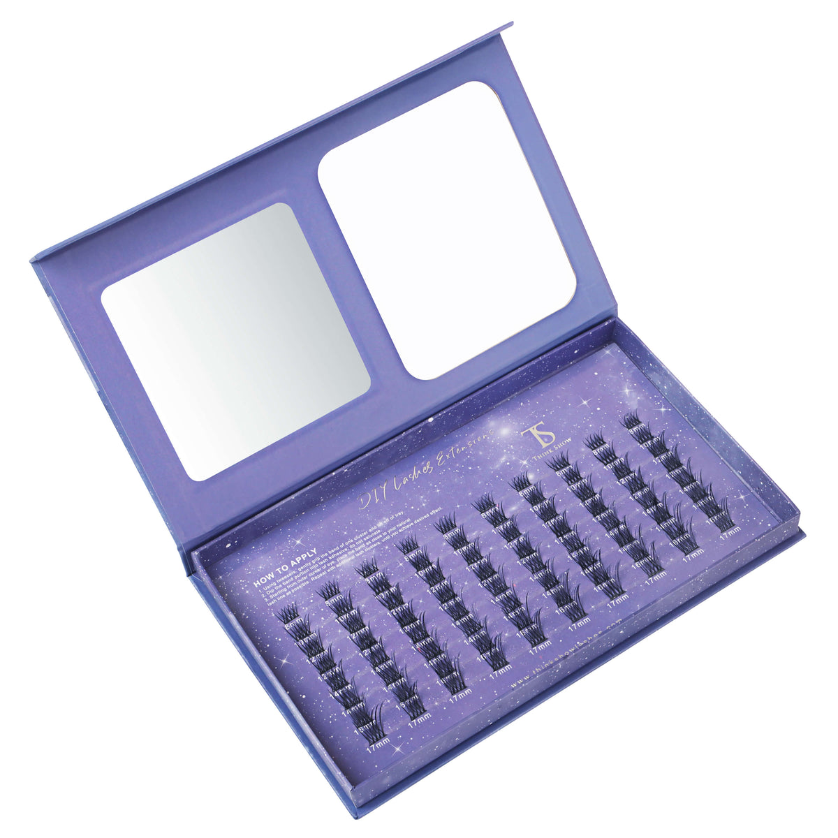DIY Your Lashes Extensions At Home! Haumea Kit (80 Clusters)