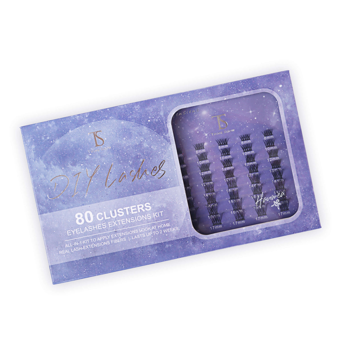 DIY Your Lashes Extensions At Home! Haumea Kit (80 Clusters)