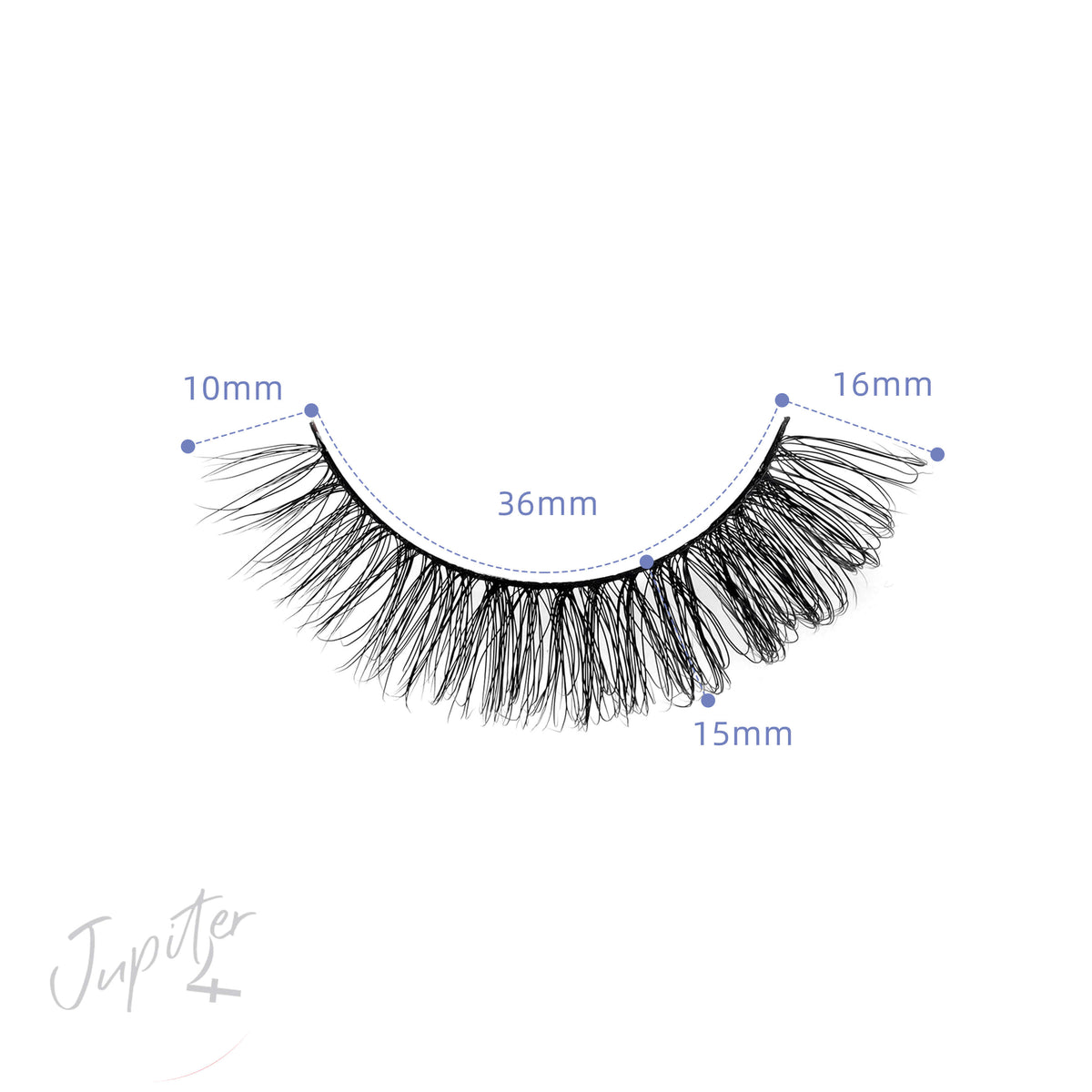 Jupiter - Super Curl Strip Lashes - 6 Pairs Bundle